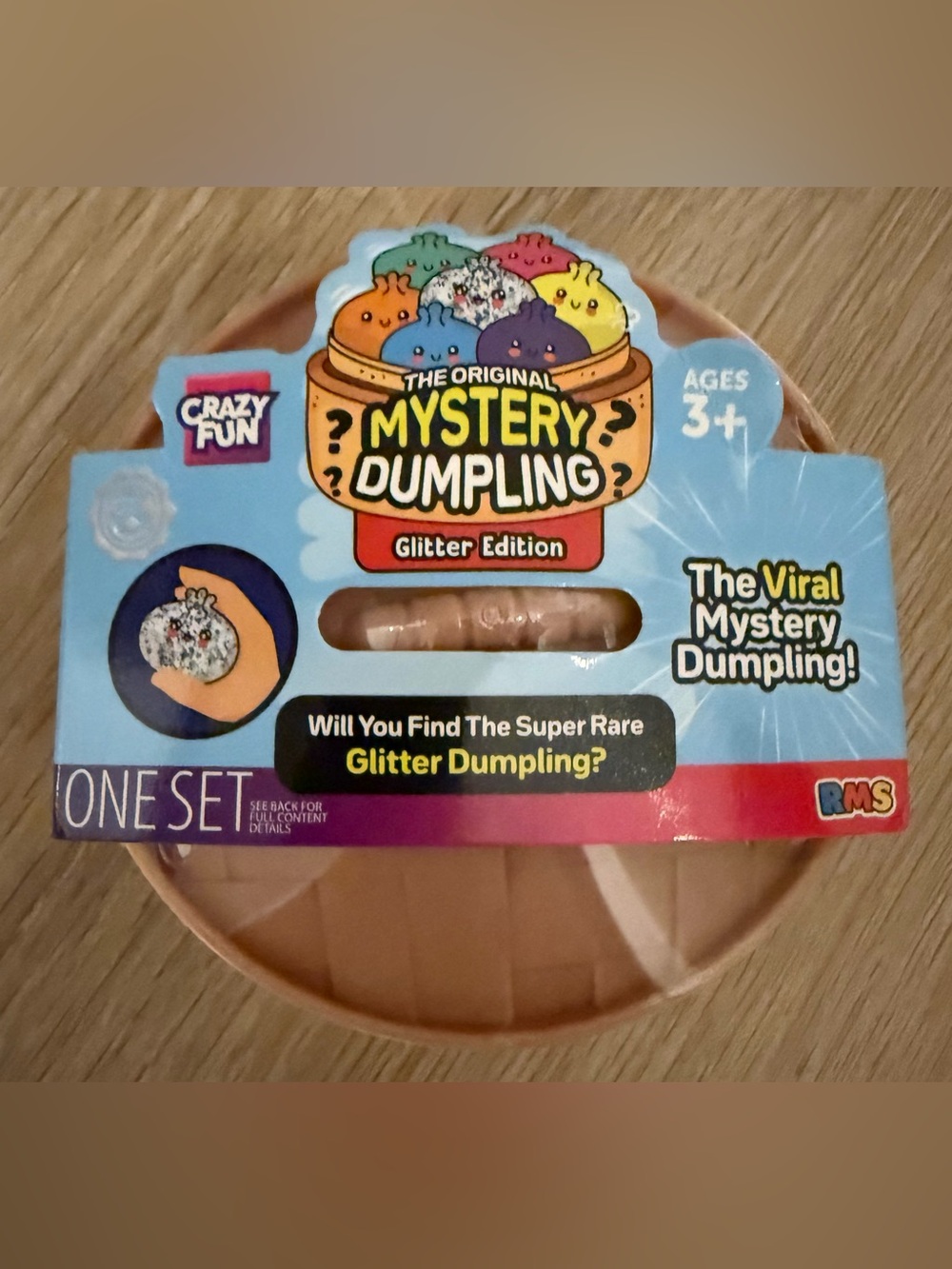 RMS CRAZY FUN ORIGINAL MYSTERY DUMPLING GLITTER EDITION: VIRAL:UNOPENED IN CRATE
